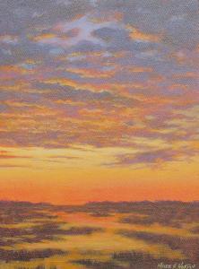 HORTON Mark 1960,Sunset on the Marsh,Burchard US 2017-07-23