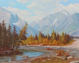 HORVATH George A. 1933-2012,COOL MORNING (KANANASKIS),1978,Hodgins CA 2015-05-25
