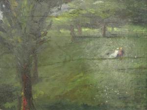 HORWOOD Charles 1908-1975,Figures at rest in a park,20th Century,Tennant's GB 2023-08-05