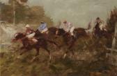 HORWOOD Charles 1908-1975,The race,1972,Rosebery's GB 2023-11-29