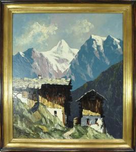Hosch Georg 1900-1900,Gehöft in den Bergen,Reiner Dannenberg DE 2012-09-17