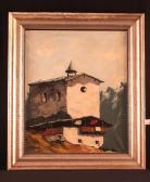 Hosch Georg 1900-1900,Kapelle mit Bergbauernhof,1935,Auktionshaus Rieber DE 2010-03-22