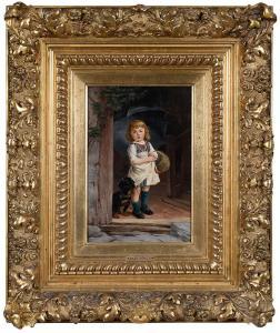 HOSCH Hans 1878,Taking Cover,Brunk Auctions US 2021-02-11