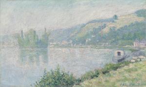 HOSCHEDE MONET Blanche,Bords de Seine (La Seine à Croisset),1897-1910,Christie's 2024-03-08