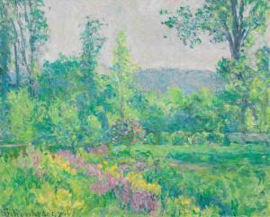 HOSCHEDE MONET Blanche 1865-1947,Coin du Jardin de Claude Monet à Giverny,1947,Bonhams GB 2023-10-19