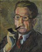 HOSIASSON Philippe 1898-1978,Portrait d'homme à la pi,1926,Chevau-Legers Encheres Martin-Chausselat 2009-06-21