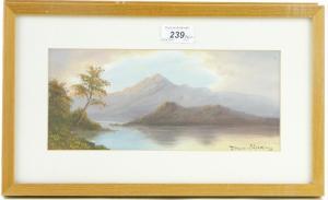 HOSKING J. Maurice 1800-1900,Highland Loch scenes,Burstow and Hewett GB 2014-03-26