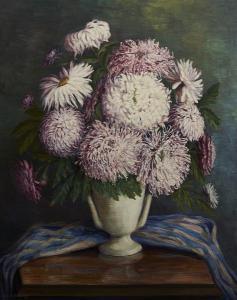 HOSKINS Dorothy G,Chrysanthemums,1957,Shapiro AU 2017-05-14