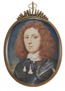 HOSKINS John 1595-1664,A portrait miniature of a young gentleman,1657,Rosebery's GB 2023-03-29