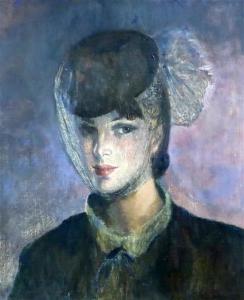 HOSSACK ALEXANDER 1954-1989,Portrait of a veiled woman,Gorringes GB 2020-09-01