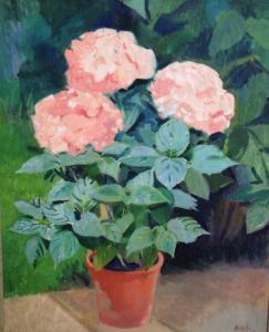 HOSSACK ALEXANDER 1954-1989,Still life of flowers in a terracotta pot,Golding Young & Co. 2021-04-15