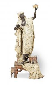 HOTTOT LOUIS 1834-1905,Orientalist spelter figure of a Moorish fortune te,19th,Bonhams GB 2022-02-15