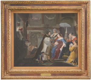 HOUBRAKEN Arnold 1660-1719,Artemisia riceve le ceneri di Mausolo,Meeting Art IT 2023-02-18