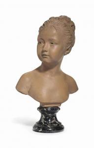 HOUDON Jean Antoine 1741-1828,BUST OF A GIRL,Christie's GB 2016-03-24