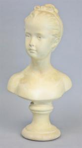 HOUDON Jean Antoine 1741-1828,BUST OF YOUNG GIRL,Potomack US 2017-11-21