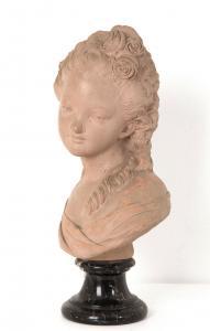 HOUDON Jean Antoine 1741-1828,BUSTO DI FANCIULLA,Viscontea Casa d'Aste IT 2023-11-05