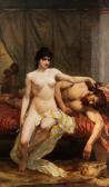 HOURY Charles Borromee A 1823-1898,SAMSON UND DALILA,Hampel DE 2013-12-13