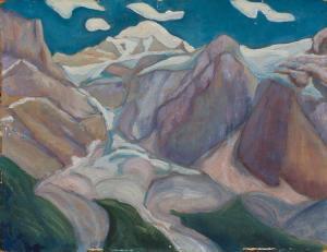 HOUSSER HARRIS Bess Larkin 1890-1969,Mount Fay,Heffel CA 2023-04-27
