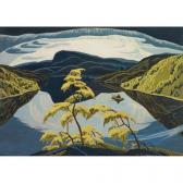 HOUSSER Yvonne McKague 1897-1996,EVENING, NIPIGON RIVER,Joyner CA 2012-05-25