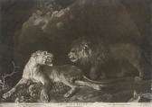HOUSTON Richard 1721-1775,The Lion and the Lioness,Christie's GB 2009-02-25