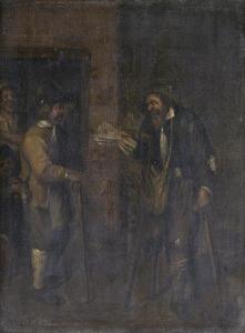 HOUT M.D,A young boy robbing a gentleman distracted by an accomplice,Bonhams GB 2012-02-29