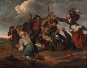 HOUT M.D,Fighting beggars,17th Century,Bonhams GB 2022-09-14