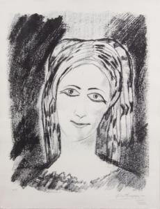 Houtheusen Albert 1903-1979,portrait study of a lady,Denhams GB 2018-10-10