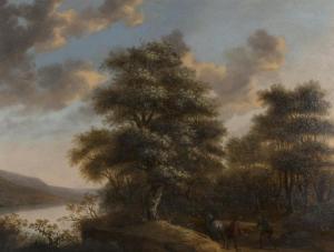 HOUTHUYSEN van Jan Jansz 1609-1662,Paysage,Dogny Auction CH 2016-03-15