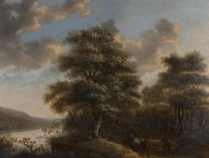 HOUTHUYSEN van Jan Jansz 1609-1662,Paysage,Dogny Auction CH 2015-12-01
