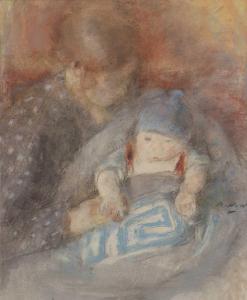 HOW Beatrice Julia 1867-1932,Mother and Child,Sworders GB 2021-10-05