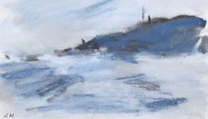 HOWARD Ghislaine 1953,Coastal view,Peter Wilson GB 2023-09-28