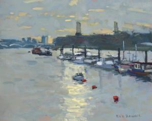 HOWARD Ken 1932-2022,Battersea Power Station from the Thames,Christie's GB 2012-09-03