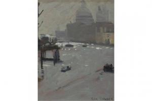 HOWARD Ken 1932-2022,Grand Canal Misty Morning,Tooveys Auction GB 2015-03-25