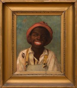 HOWARD WEEDEN Maria 1847-1905,PORTRAIT OF A BOY,Stair Galleries US 2017-08-05