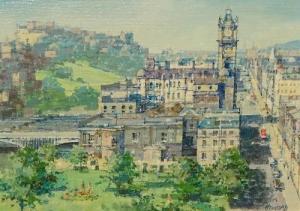 HOWARD Wil 1879-1963,Edinburgh, Princes Street,Shapes Auctioneers & Valuers GB 2017-06-03