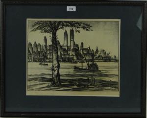 HOWE GORDON,Manhattan skyline,Burstow and Hewett GB 2014-07-30