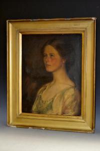 HOWELL BAKER S,Portrait of a Society Lady,1910,Bamfords Auctioneers and Valuers GB 2017-03-15