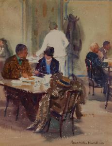 HOWELL Felicia Waldo 1897-1968,Tea Time,1926,Skinner US 2023-09-19