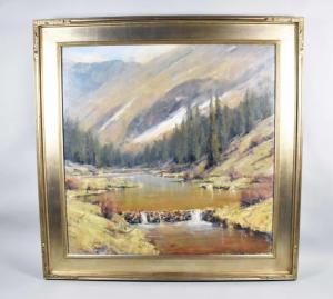 HOWELL RICK,Spring Beaver Pond,Dargate Auction Gallery US 2022-08-28