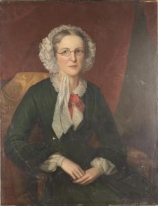 HOWELL Samuel 1828-1856,Half Length Portrait of an Elderly Lady,1854,Tooveys Auction GB 2016-03-23