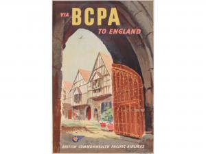 HOWLAND K,Via BCPA to England,c.1950,Onslows GB 2019-07-12