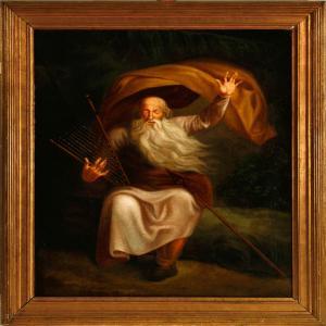 HOYER C.F,Ossian with his harp,Bruun Rasmussen DK 2009-03-02