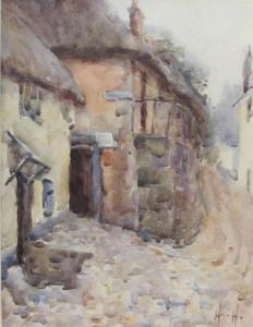 Hoyland Hannah 1871-1947,Village Cottages,David Duggleby Limited GB 2016-12-02