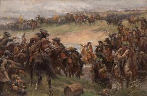 HOYNCK VAN PAPENDRECHT Jan 1858-1933,The battle of the Boyne,Venduehuis NL 2023-05-24