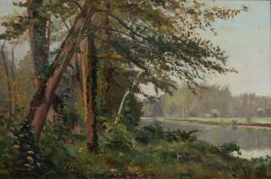 HRENOV Alexander Sergeevich 1860-1926,River landscape,Auktionshaus Dr. Fischer DE 2020-12-04