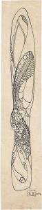 HRUBY Sergius 1869-1943,Entwurf zu einem Schmuck mit floralem Ornament,Galerie Bassenge 2015-05-29