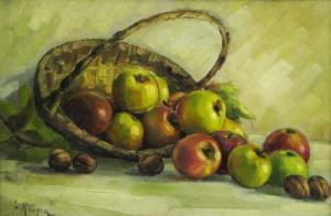 HRUSCA Leon,Cos cu fructe,Alis Auction RO 2012-09-25