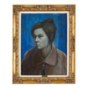 HSIAO HSIEH 1940,PORTRAIT OF A WOMAN,Freeman US 2016-03-12