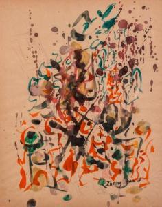 HUA ZHANG 1898-1970,Composition,1960,Damien Leclere FR 2018-06-01