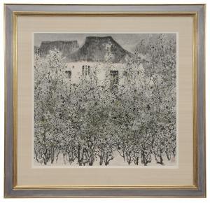 HUAI SHOU Ho 1941,Thatched Cottage,1983,Brunk Auctions US 2013-11-15